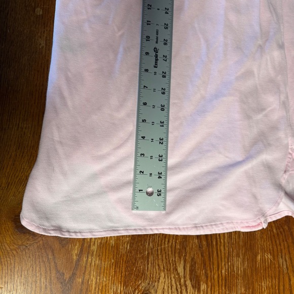 Ralph Lauren Pink Cotton Long Sleeve Button Down Shirt Dress Size M/M - Picture 6 of 7
